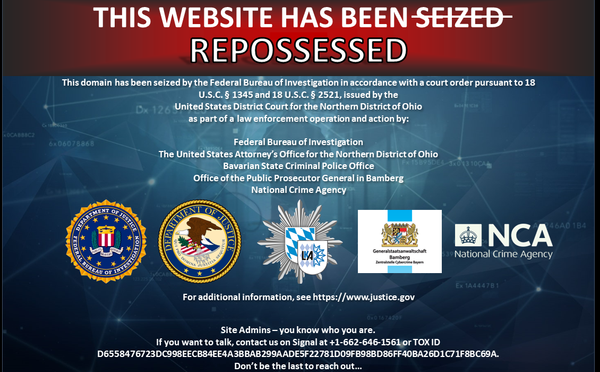 Law Enforcement Disrupts Ransomware Gang Dispossessor, Seizes Domains